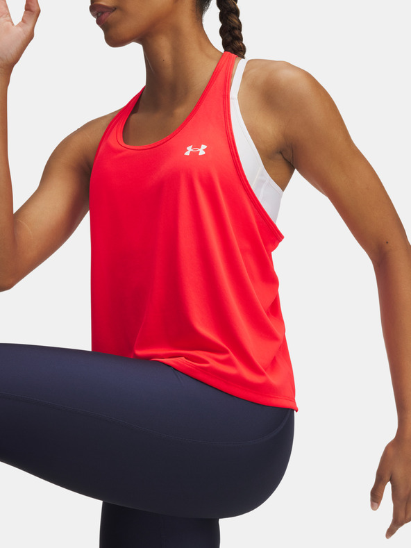 Under Armour Top damă Under Armour Tech Swing Tank-ROȘU