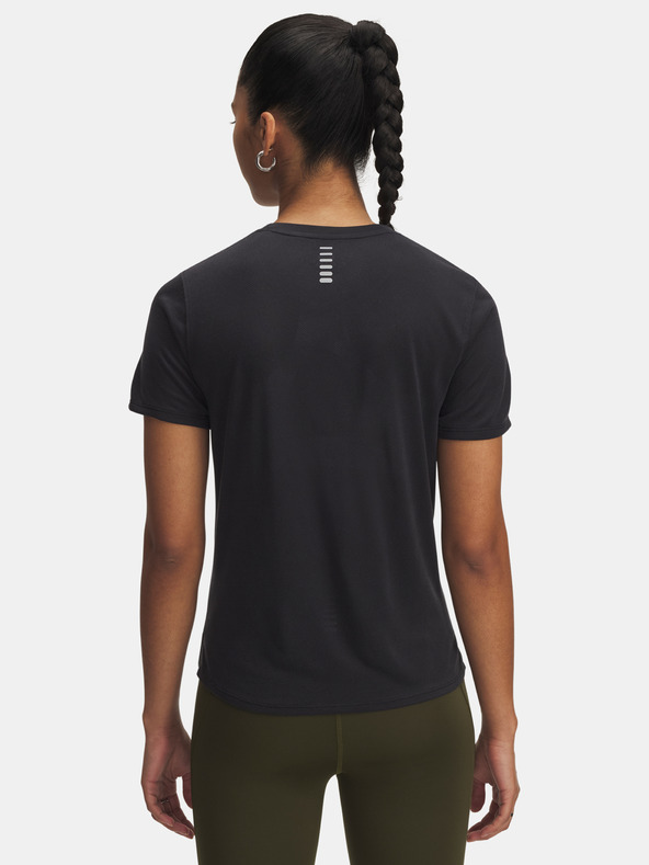 Under Armour Tricou damă Under Armour UA Launch Jacquard SS-BLK