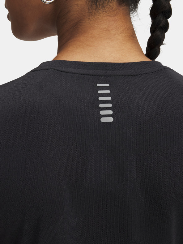 Under Armour Tricou damă Under Armour UA Launch Jacquard SS-BLK