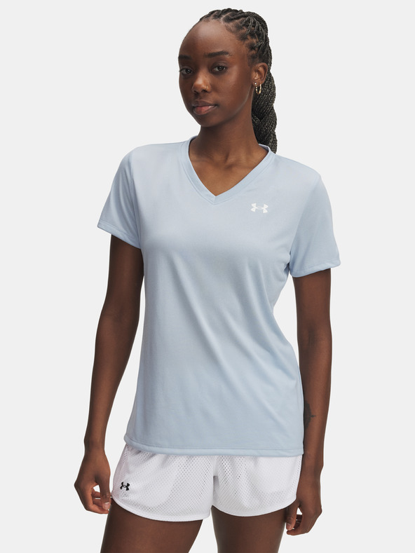 Under Armour Tricou damă Under Armour Tech SSV- Solid-BLU