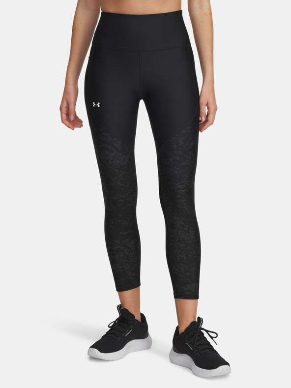 Under Armour Jambiere pentru femei Under Armour Tech Print Panel Ankle-Negru