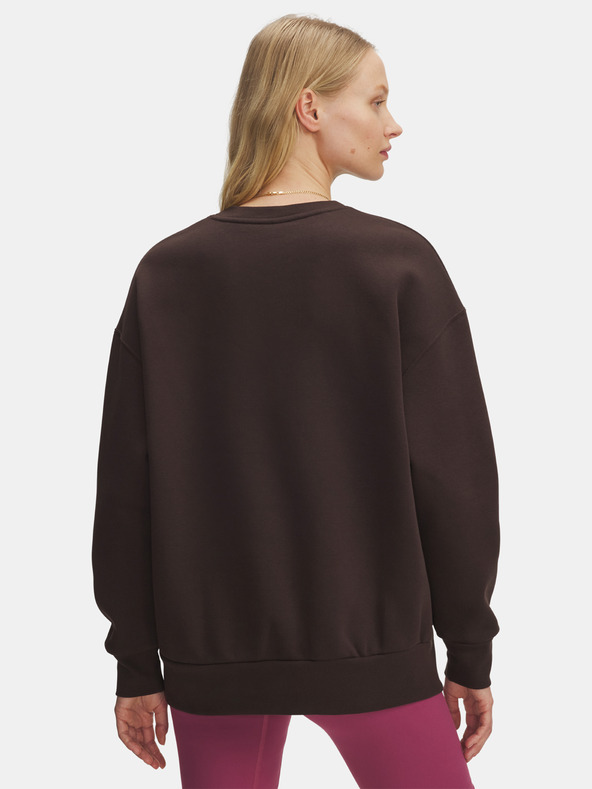 Under Armour Hanorac damă Under Armour UA Icon Fleece OS Crew-BRN