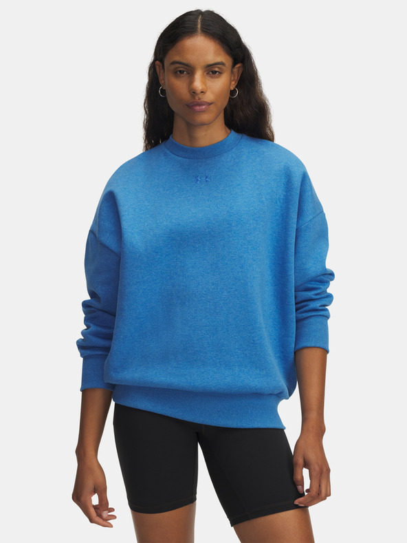 Under Armour Hanorac damă Under Armour UA Rival Fleece OS Crew-BLU