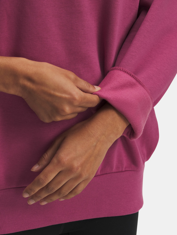 Under Armour Hanorac damă Under Armour UA Rival Fleece OS Crew-RED