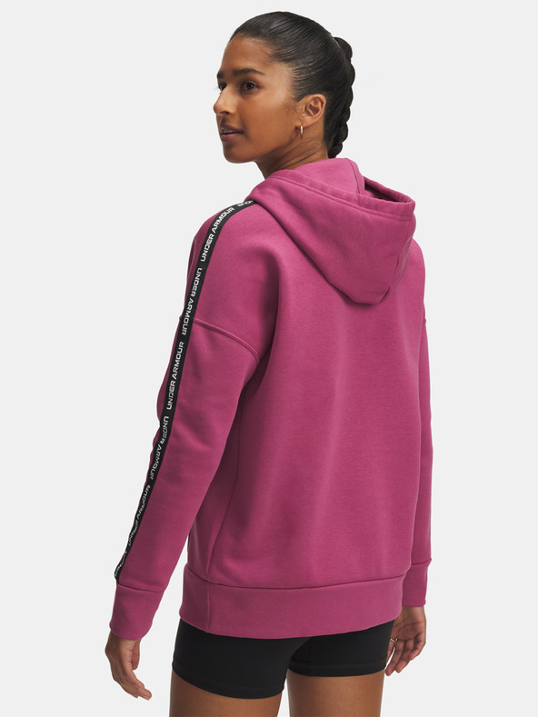 Under Armour Hanorac damă Under Armour Icon Fleece Taped Hdy-RED