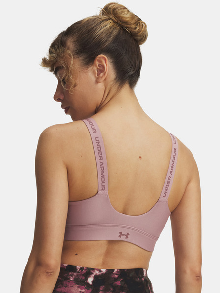 Under Armour Sutien pentru femei Under Armour UA Infinity High Zip 2.0 Bra-PNK