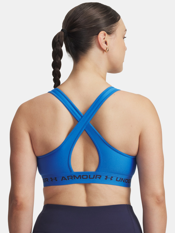 Under Armour Sutien sport Under Armour Crossback Mid Bra-BLU