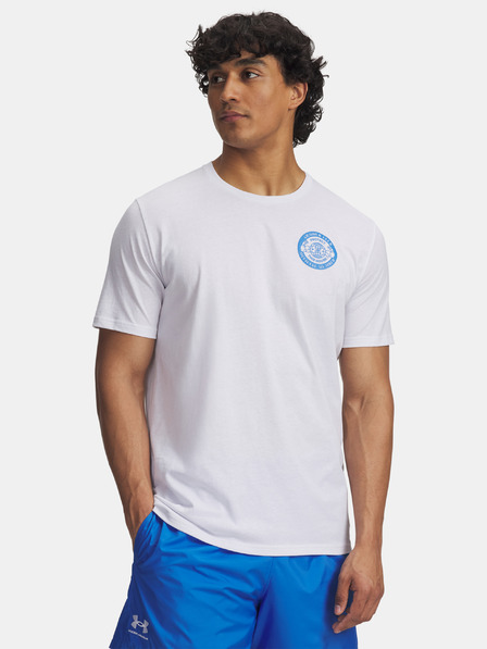 Under Armour Tricou pentru bărbați Under Armour UA ARMOUR CLUB SS-WHT