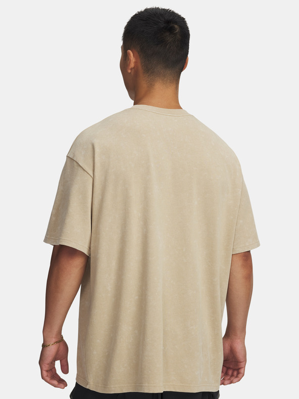 Under Armour Tricou pentru bărbați Under Armour UA M HW OS LOGO WASH SS-BRN