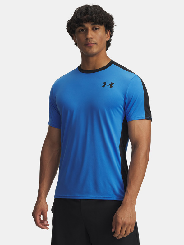 Under Armour Tricou pentru bărbați Under Armour UA HG Wordmark SS-BLU