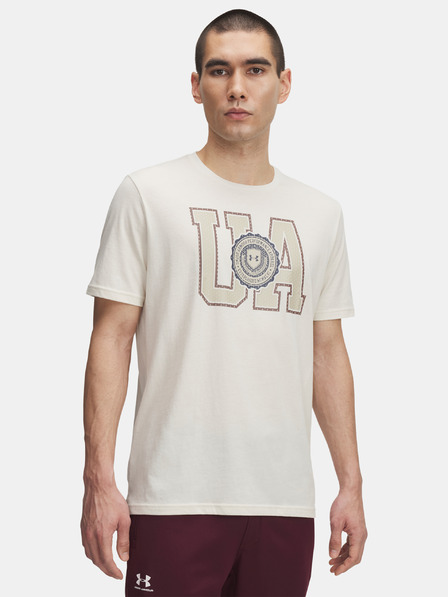 Under Armour Tricou pentru bărbați Under Armour UA COLLEGE CREST LOGO SS-BRN