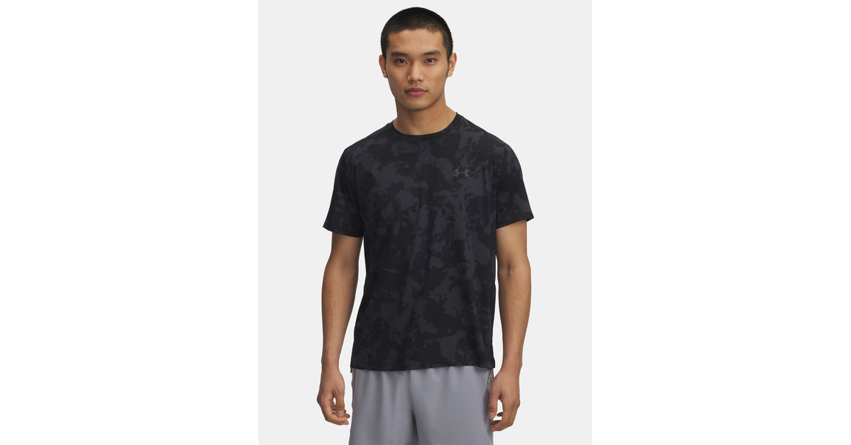 Tricou pentru bărbați Under Armour UA LAUNCH ELITE PRT SS-GRI