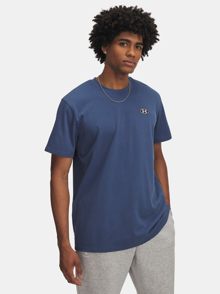 Under Armour Tricou pentru bărbați Under Armour UA HW LC PATCH SS-ALB