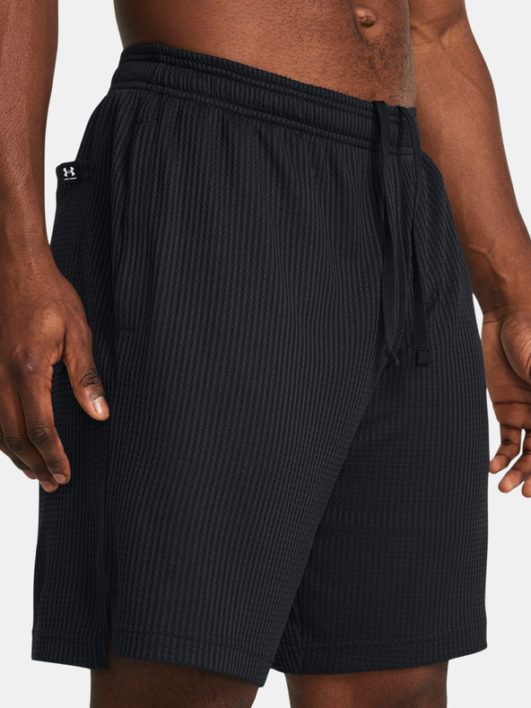 Under Armour Pantaloni scurți pentru bărbați Under Armour UA Rival Waffle Short-BLK