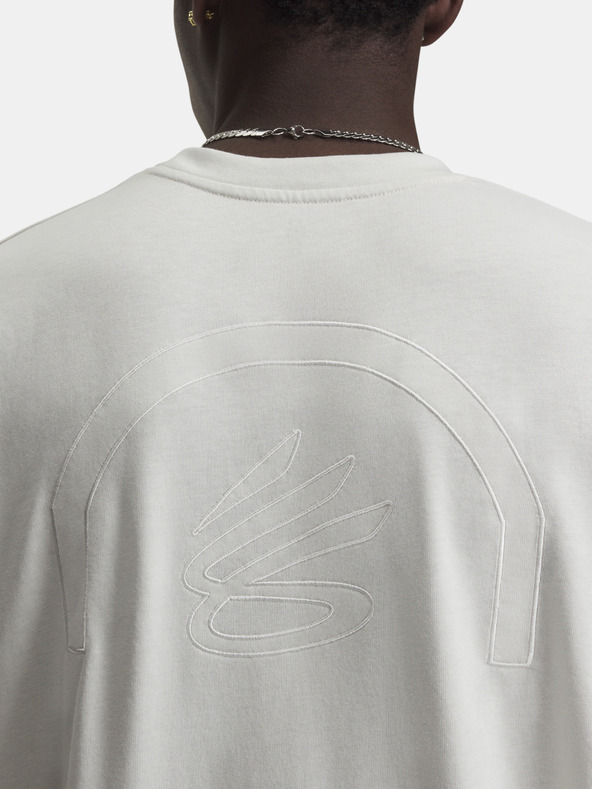 Under Armour Tricou pentru bărbați Under Armour Curry Verbiage Tee 2-ALB