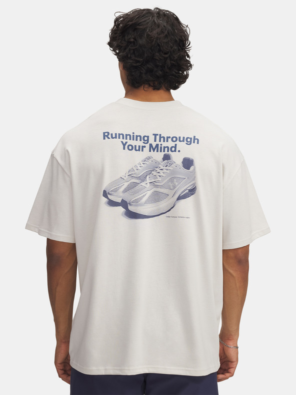 Under Armour Tricou pentru bărbați Under Armour UA HWT RUNNING SHOE OS SS-ALB