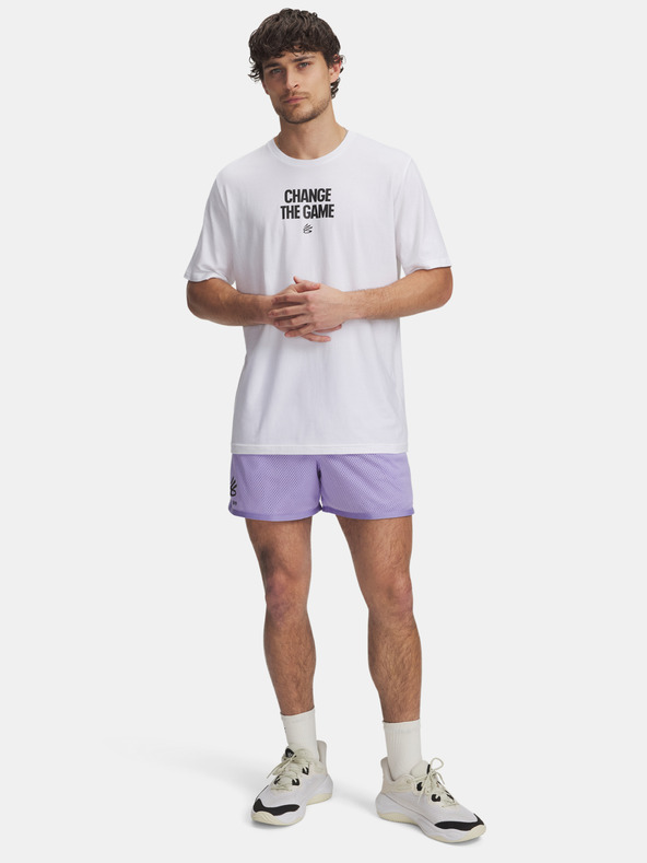 Under Armour Tricou pentru bărbați Under Armour Curry Playable Tee 1-ALB