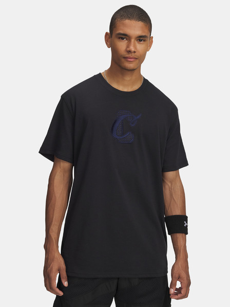 Under Armour Tricou pentru bărbați Under Armour Curry Verbiage Tee 1-BLK