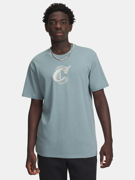 Under Armour Tricou pentru bărbați Under Armour Curry Verbiage Tee 1-GRN