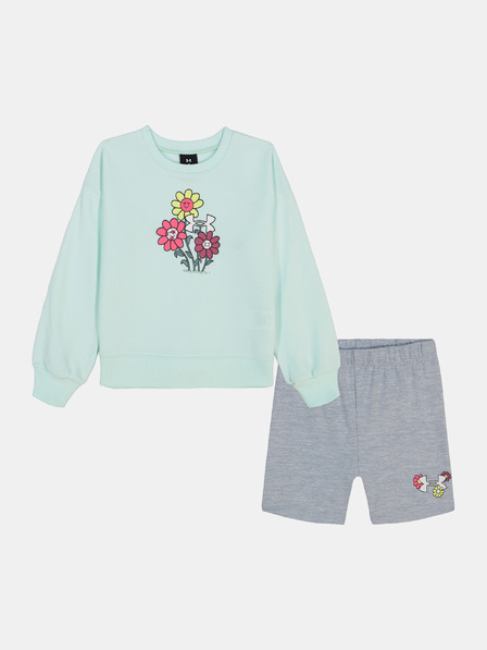 Under Armour Set fată Under Armour UA CREWNECK BIKE SHORT SET