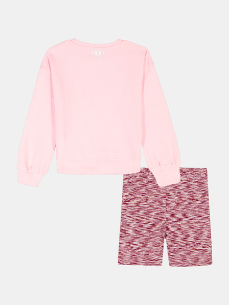 Under Armour Set fată Under Armour UA CREWNECK BIKE SHORT SET