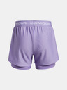 Under Armour Pantaloni scurți fată Under Armour UA Tech Play Up 2n1 Short-PPL