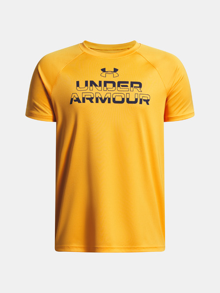 Under Armour Tricou băiețel Under Armour UA Tech Split Wordmark SS-ORG