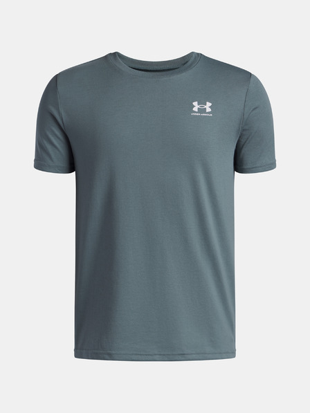 Under Armour Tricou pentru băieți Under Armour UA B SPORTSTYLE LC SS-BLU