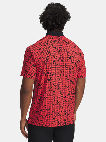 Under Armour Tricou polo pentru bărbați Under Armour UA Drive Chill Printed Polo-RED