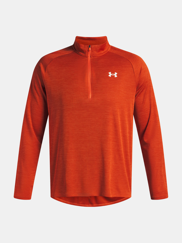 Under Armour Tricou pentru bărbați Under Armour UA Tech Textured 1/2 Zip-ORG