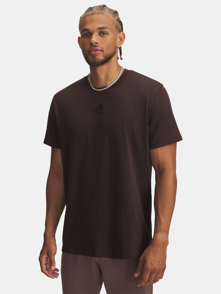 Under Armour Tricou bărbați Under Armour Curry Hvyweight Logo Tee-BRN