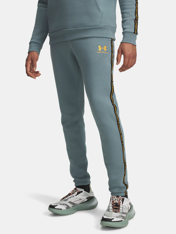 Under Armour Pantaloni de trening pentru bărbați Under Armour UA Icon Fleece Jgr Taping-BLU