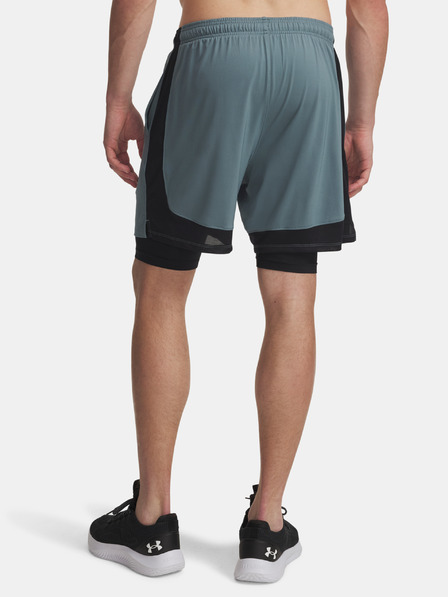 Under Armour Pantaloni scurți pentru bărbați Under Armour UA Tech Vent 2in1 Short-BLU