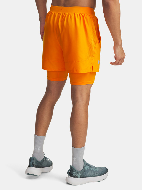 Under Armour Pantaloni scurți pentru bărbați Under Armour UA LAUNCH 5'' 2-IN-1 SHORTS-ORG