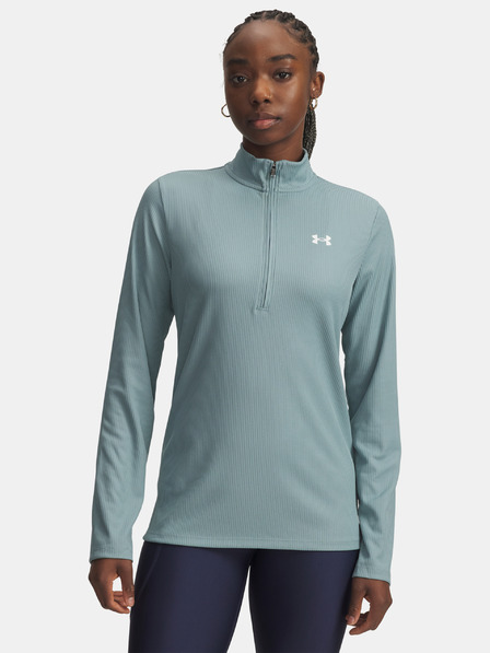 Under Armour Tricou de damă Under Armour Tech Rib 1/2 Zip-GRN