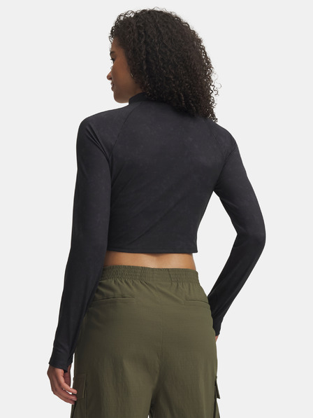 Under Armour Tricou de damă Under Armour Meridian Suede Effect LS-BLK