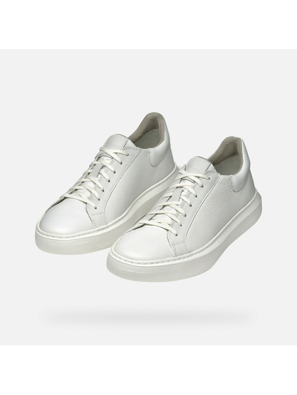 Geox Adidași Geox Deiven albi pentru bărbați