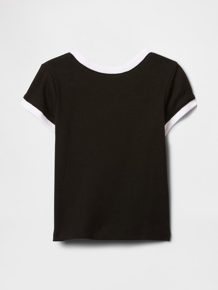 GAP Tricou cu textură reiată pentru copii GAP