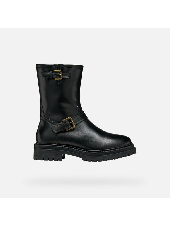 Geox Cizme de gleznă negre pentru femei Geox Iridea