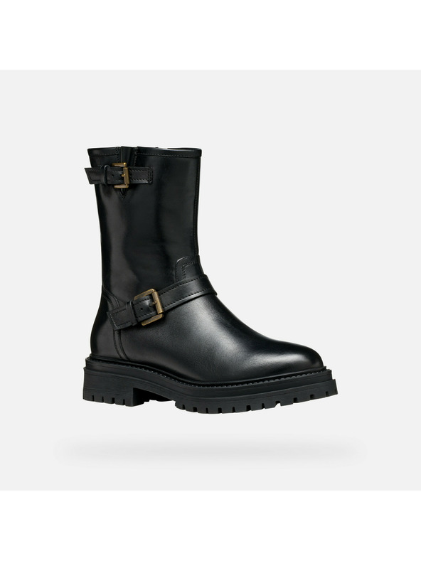 Geox Cizme de gleznă negre pentru femei Geox Iridea