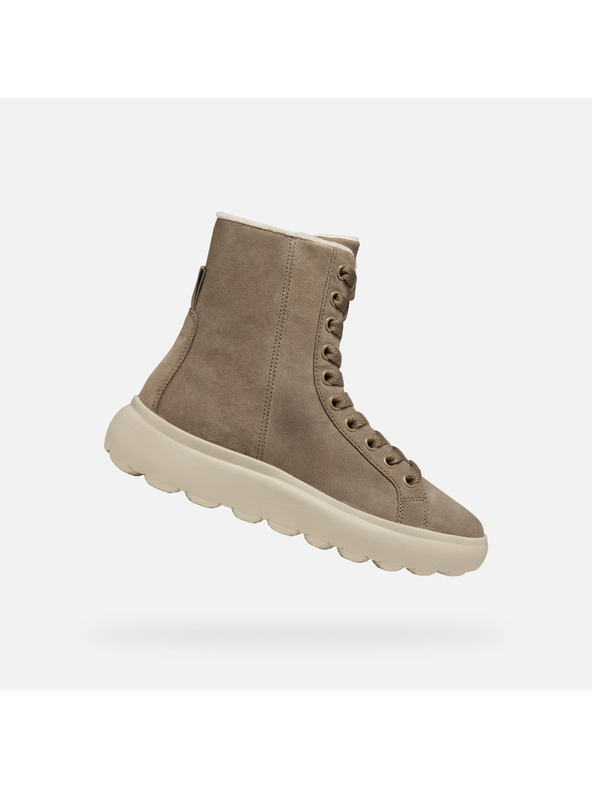 Geox Cizme de gleznă Beige pentru femei Geox Spherica EC4.1