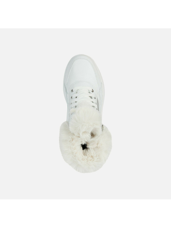 Geox Pantofi albi Geox Dalyla ABX pentru femei