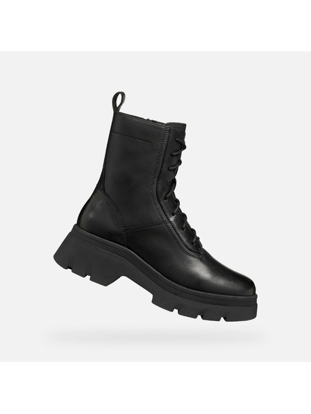 Geox Pantofi negri Geox Pluette pentru femei