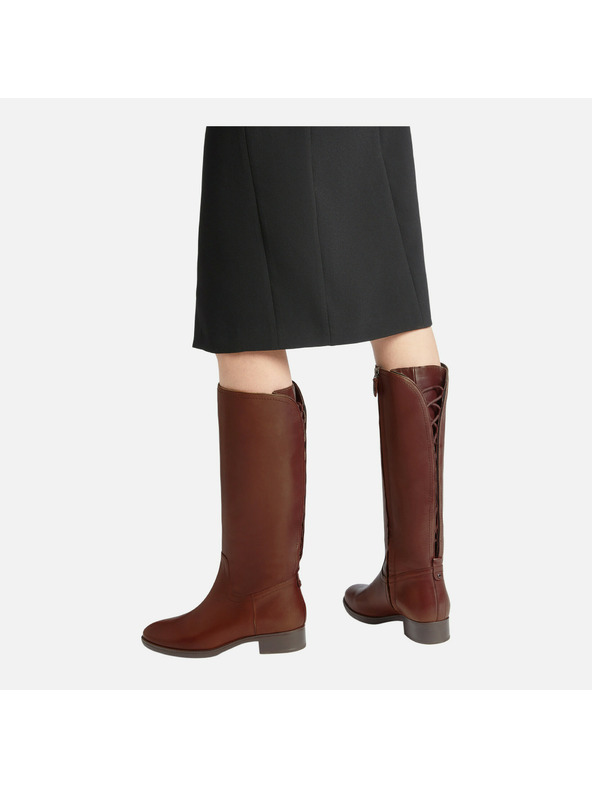 Geox Cizme maro pentru femei Geox Felicity