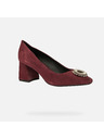 Geox Pantofi cu toc vișinii pentru femei Geox Giselda
