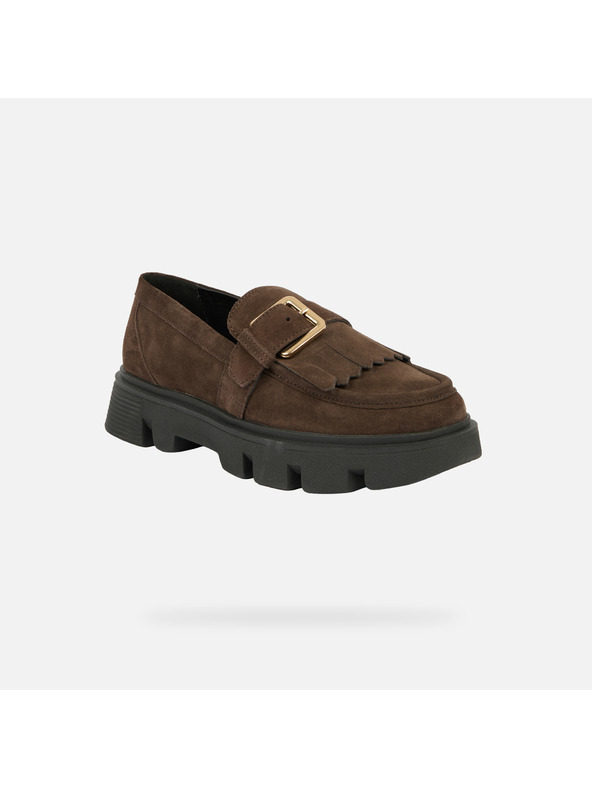 Geox Mocasini de damă maro închis Geox Vilde