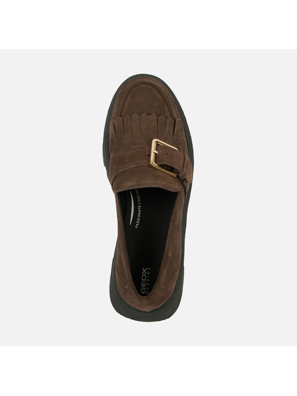 Geox Mocasini de damă maro închis Geox Vilde