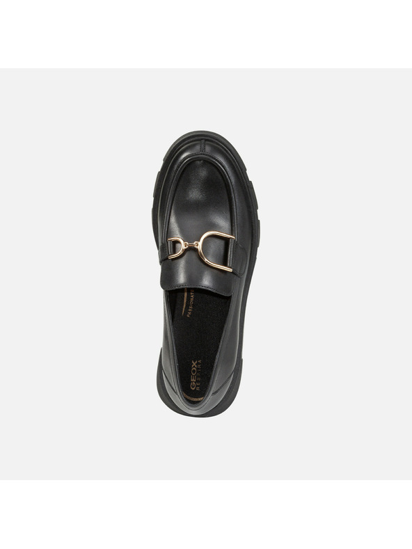 Geox Mocasini negri pentru femei Geox Vilde