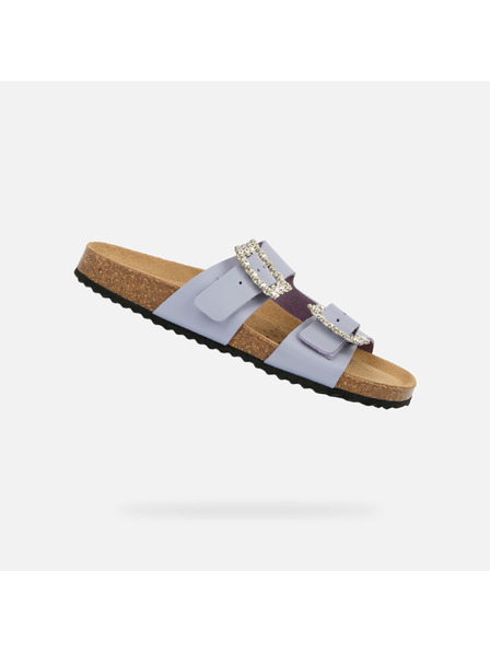 Geox Papuci violet pentru femei Geox Brionia R