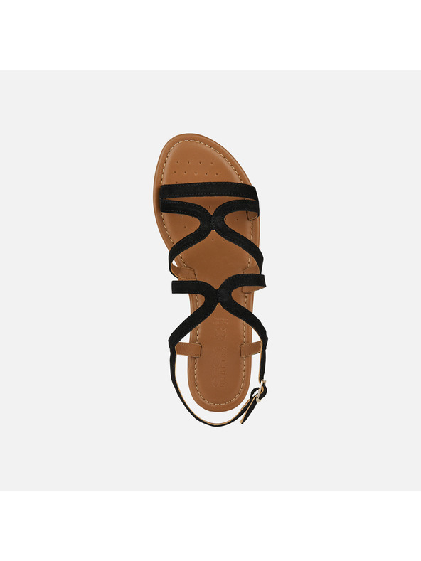 Geox Sandale negre pentru femei Geox Sozy cu